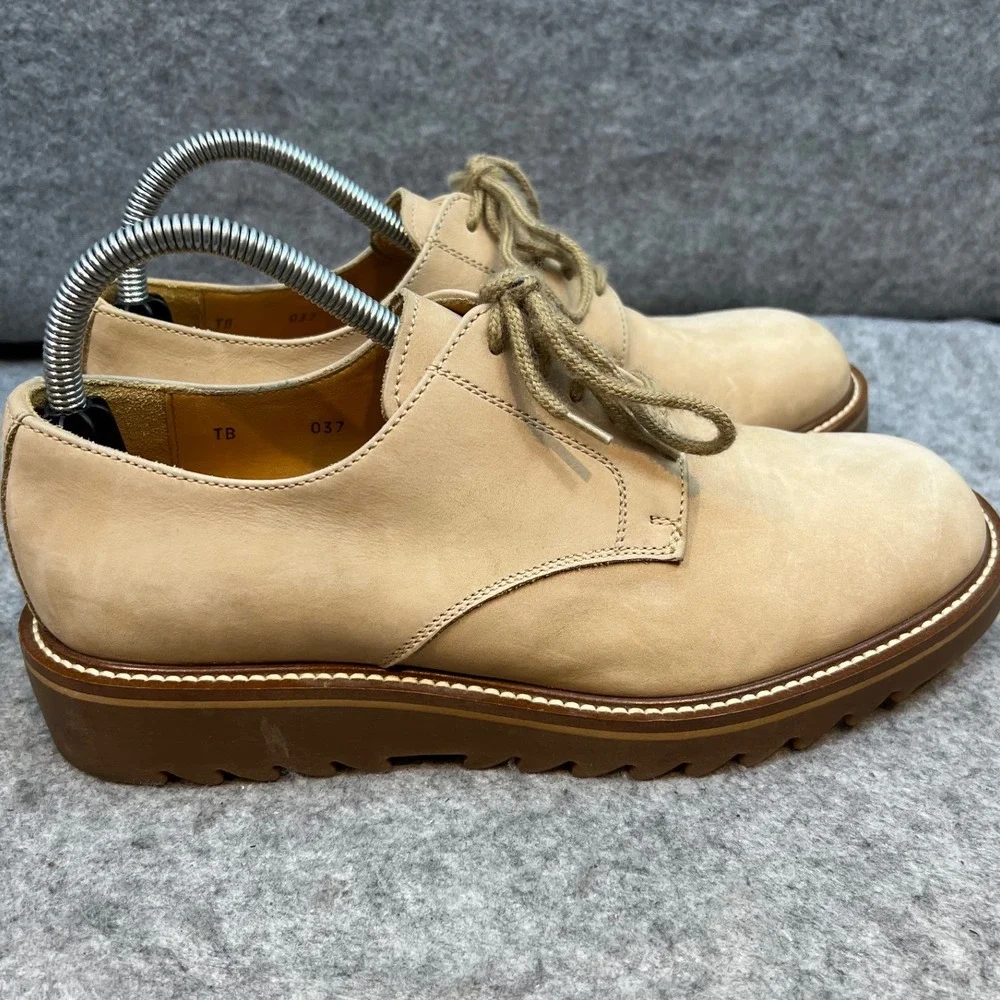 Tommy Bahama Oxfords Dress Shoes Made in Italy Leather Casual Tan Lace Up Mens 9